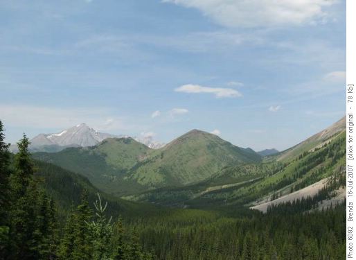 Ridges to the Northwest
