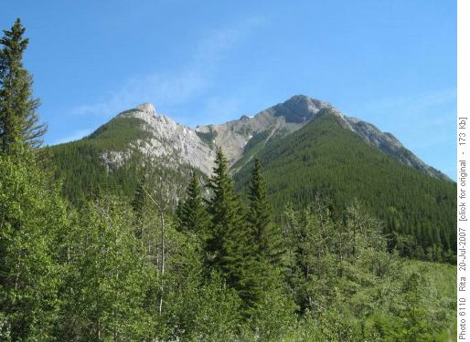 Ridge west of Wasootch (McDougall outlier)