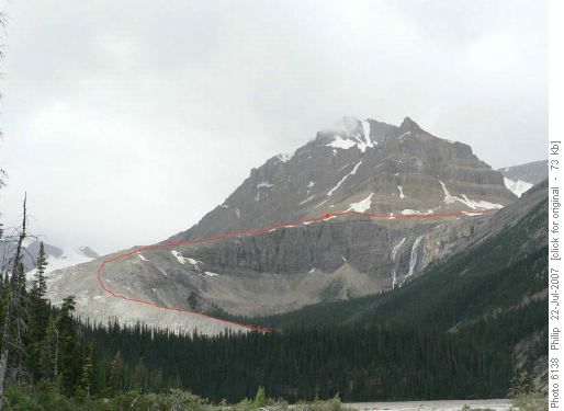 Route to Caldron Lake