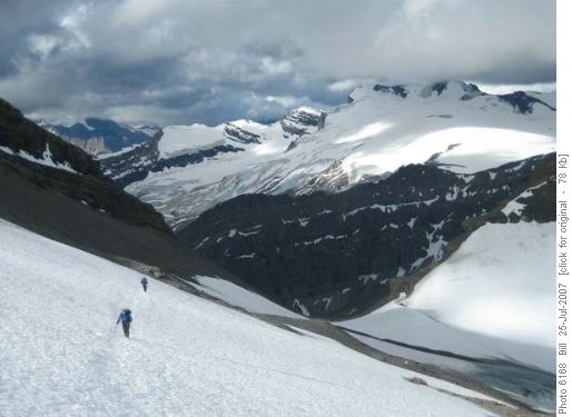 Mt Cline ascent