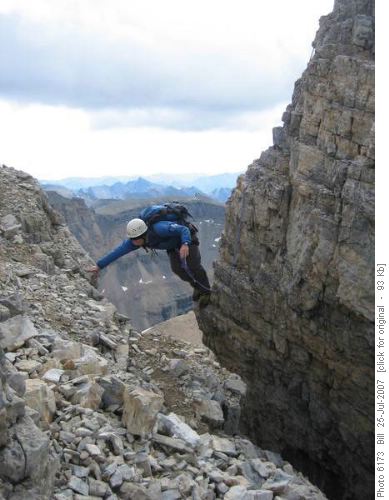 John crossing the second notch