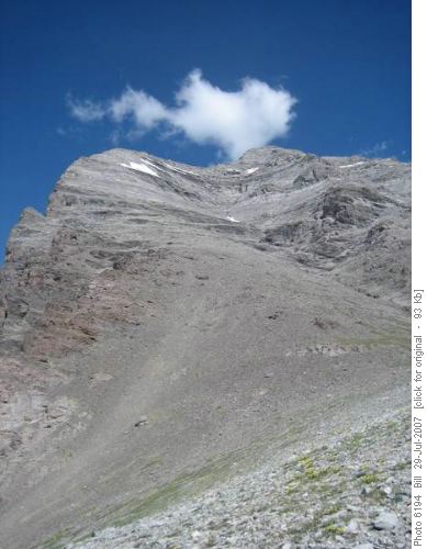 Tornado Mtn - from the notch to the south