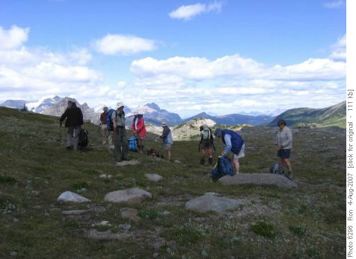Lunch spot on the Great Divide