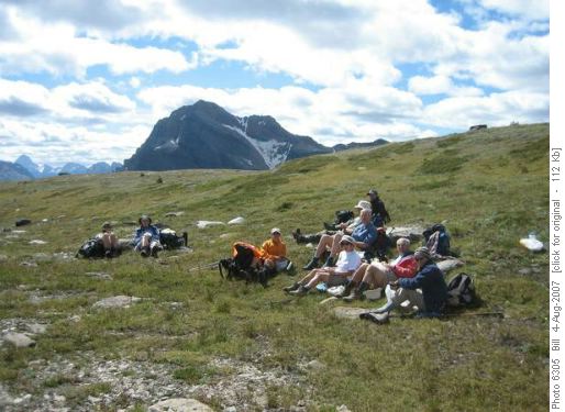 Lunch on Monarch Ramparts