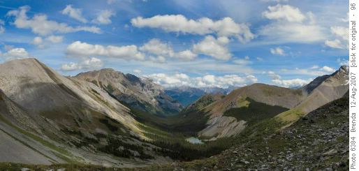 From Rummel Pass looking towards Lost Lake