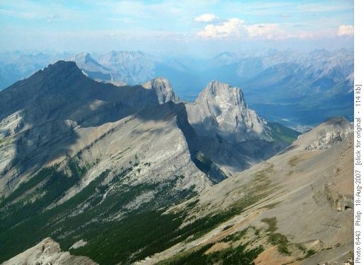 North to three sisters