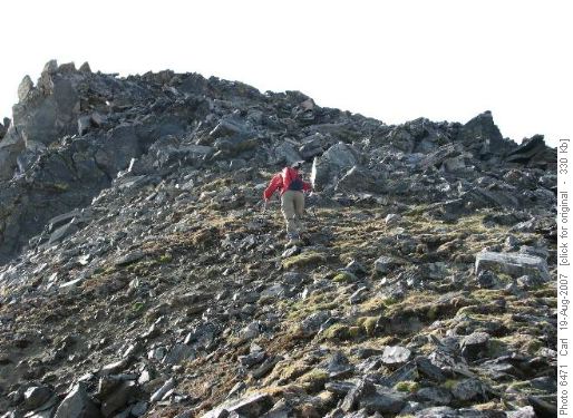 Echo Peak summit ridge
