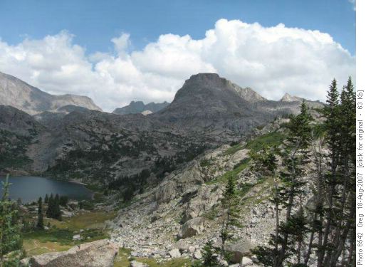 Looking northeast to Indian Pass and Elephant Head