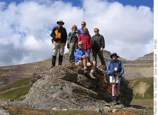 Group shot near Dolomite Pass