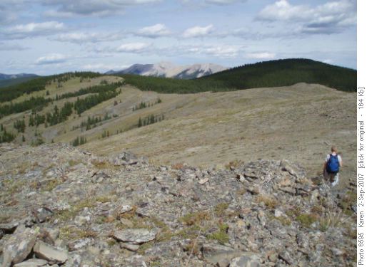 NE from Powderface pass