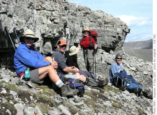 Lunch on Gibson's Ridge