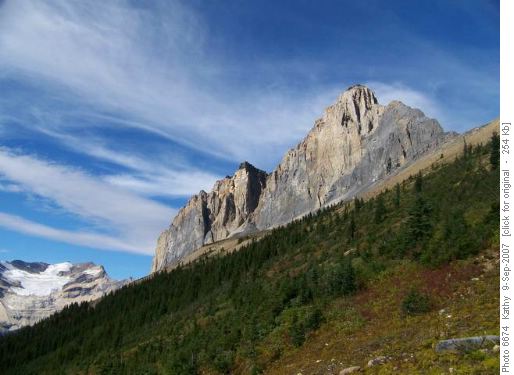 From Wapta-Highline Trail
