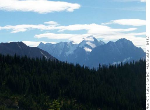From Wapta-Highline Trail