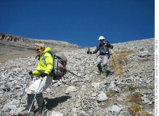 Running the scree on Snow Peak