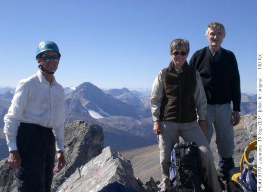 Summit of Gusty Peak (3000m) 15 Sept 2007