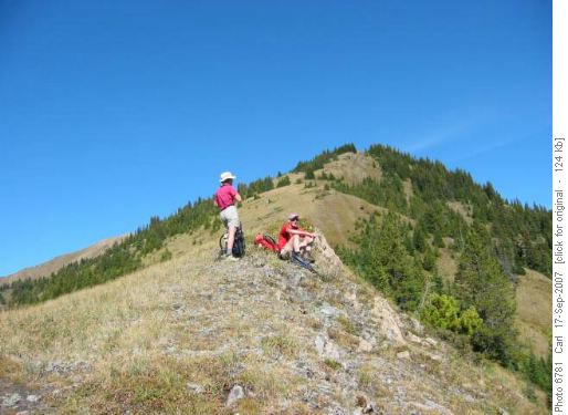 East ridge to East Top