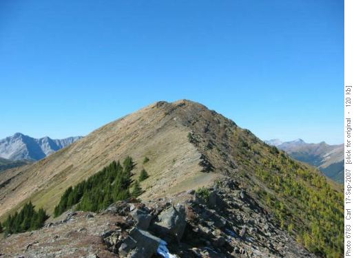 Ridge route to Top #1