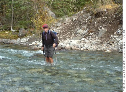 Sheep River crossing/John D./