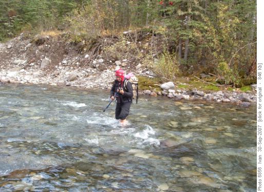 Sheep River crossing/Janice/