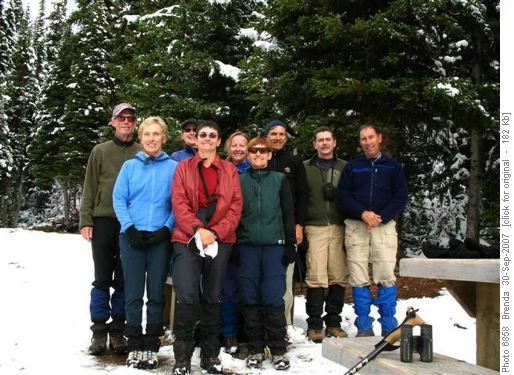 The group - at Taylor Lake campground