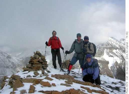 At the highest (north) summit of Highwood Ridge