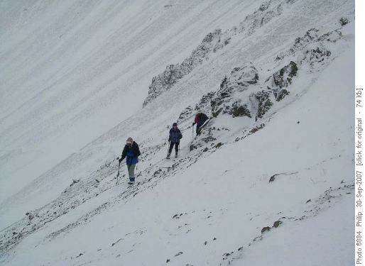 Arriving at col