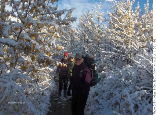 Winter day at Yamnuska, climbing by noon
