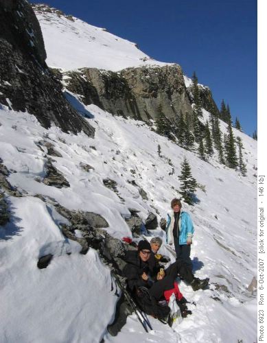Lunch on the Nihahi Ridge trail
