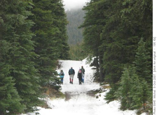 Towards Elbow Lake