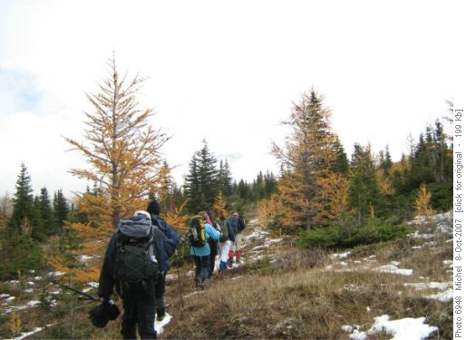 Up towards Rae Lake