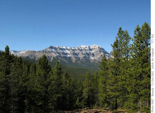 Bluerock Mountain from our lunch spot