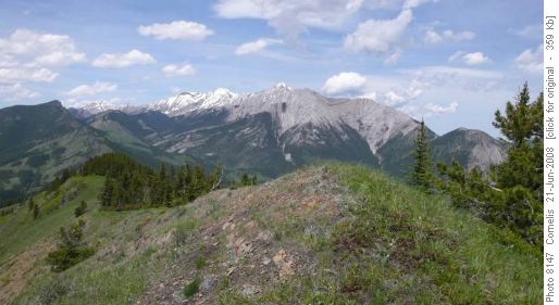Hells Ridge with Mount Head and Holy Cross Mountain in the background Hells Ridge with Mount Head and Holy Cross Mountain in the background