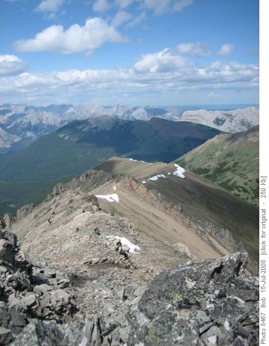 The north ridge of Mount Allan