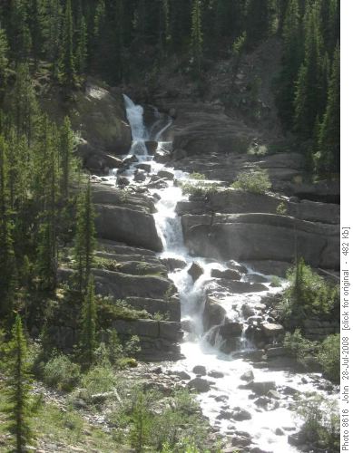 Poboktan creek Waterfall at Waterfall camp
