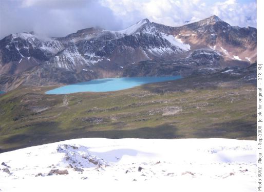 One of the Lakes on the high Plateau