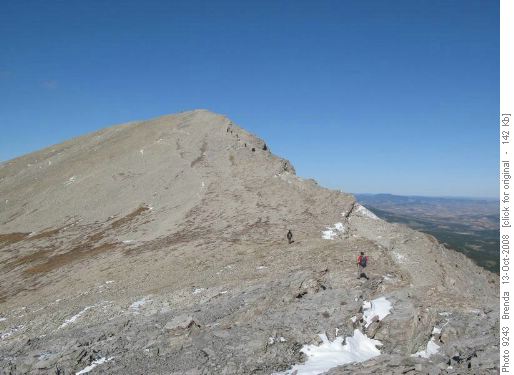 Final ascent to Sentinel Peak