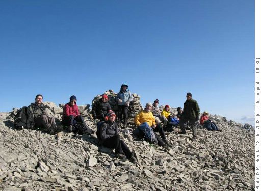 Lunch on Sentinel Peak