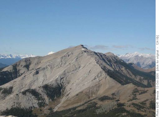 Mt Burke from Sentinel Peak