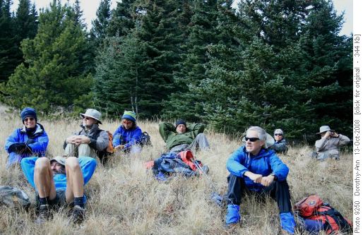 Taking advantage of sun at Grass Pass