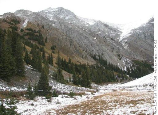 Upper McDougall Creek valley