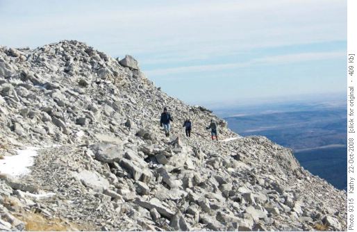 Moose Mtn: the last few steps