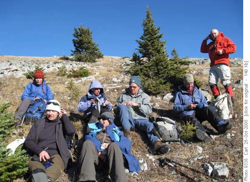 A spot out of the wind