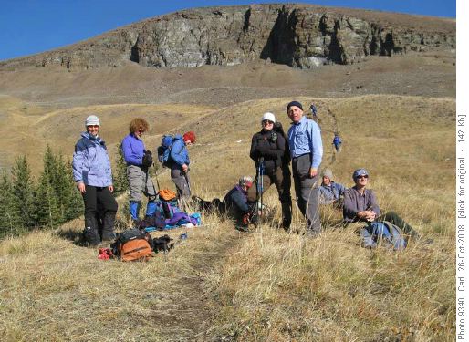 A stop to disrobe on the way down