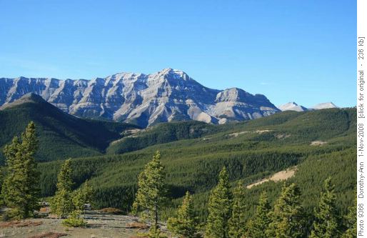 Blue Rock behind Mt Ware