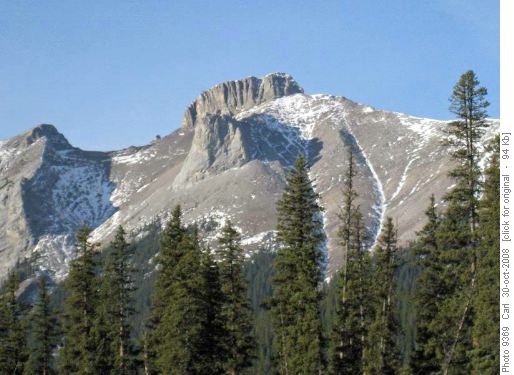 Tiara Peak from the east
