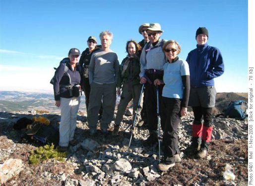 Group on Mount Hornecker