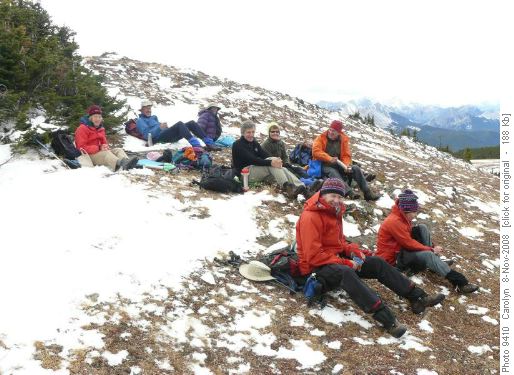 Lunch on Jumpingpound Mtn