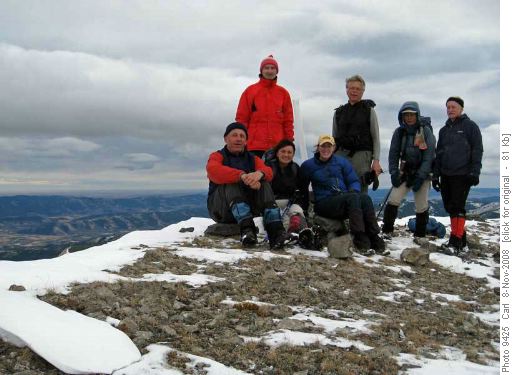 Group on Coffin Mtn