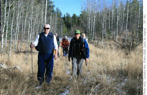 Setting out to explore new trail