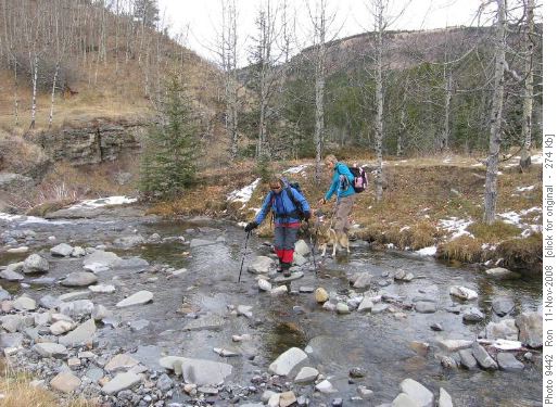 {206 Barb Mitchell}, {198 Mad Mangels} & Skyler cross Dyson Creek